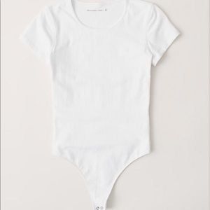 Abercrombie & Fitch Short-Sleeve Crewneck Bodysuit